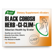 SiberianGreen.com Black Cohosh Herbal Extract by Evalar Ci-Klim 60 Tabs Herbs