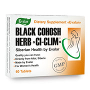 SiberianGreen.com Black Cohosh Herbal Extract by Evalar Ci-Klim 60 Tabs Herbs