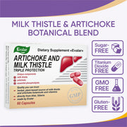 SiberianGreen.com Milk Thistle Artichoke Herbs with Vitamins by Evalar 60 Tabs Herbs