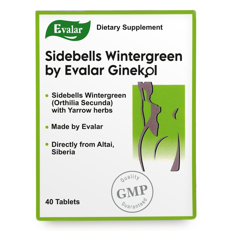 SiberianGreen.com Orthilia Secunda Sidebells Wintergreen Yarrow by Evalar 40 Tabs Herbs