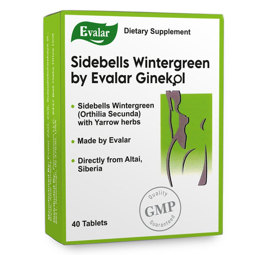 SiberianGreen.com Orthilia Secunda Sidebells Wintergreen Yarrow by Evalar 40 Tabs Herbs