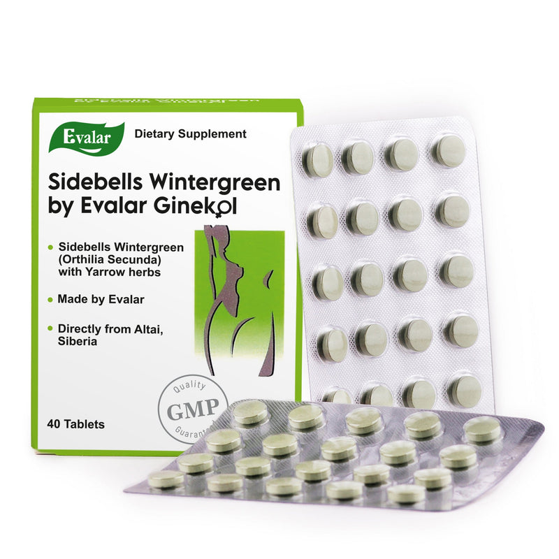 SiberianGreen.com Orthilia Secunda Sidebells Wintergreen Yarrow by Evalar 40 Tabs Herbs