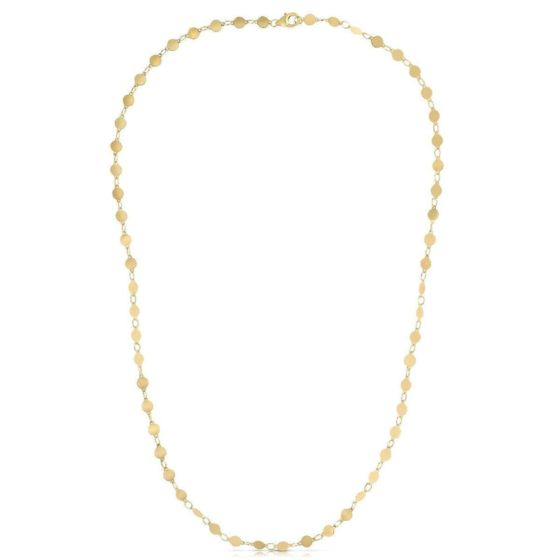 Bids.com 14k Yellow Gold Necklace with Polished Circles Necklaces
