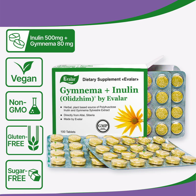 SiberianGreen.com Gymnema Sylvestre with Herbs by Evalar 100 Tabs Herbs