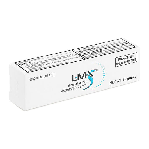 Lmx LMX 5 Topical Anorectal Cream - 5% Lidocaine Maximum Strength, 1.7 oz (48g) Medicine & Drugs