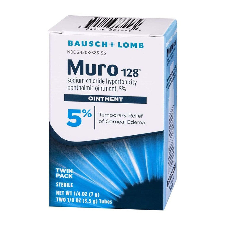 Bausch + Lomb Bausch + Lomb Muro 128 Ophthalmic 5% Sterile Eye Ointment Medicine Cabinets