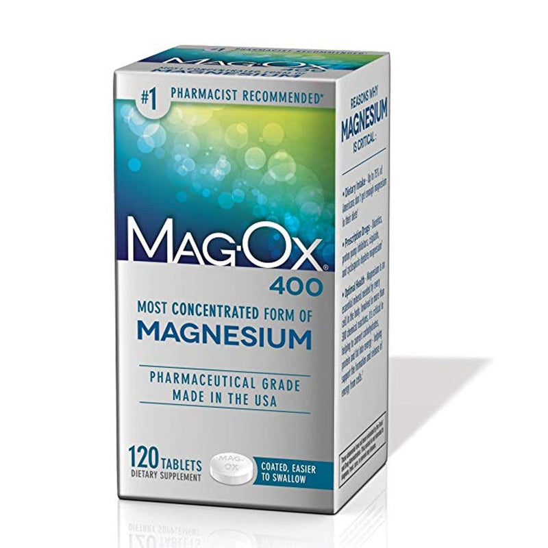 Mag-Ox 400 Mag-Ox 400 Magnesium Supplement – High Potency 400mg, 120 Tablets Vitamins & Supplements