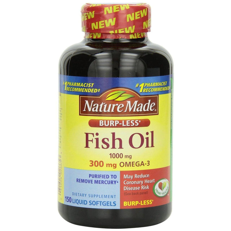 Nature Made Nature Made Fish Oil 1000 Mg Dietary Supplement Liquid Softgels Vitamins & Supplements