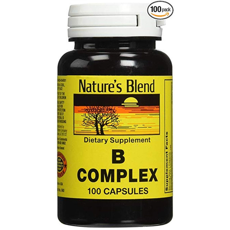 Nature's Blend Nature's Blend B Complex Capsules - 100 Caps Vitamins & Supplements