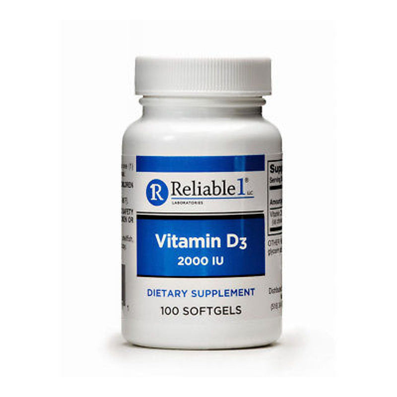 Reliable 1 Reliable 1 Laboratories Vitamin D3 2000 Iu Softgels Vitamins & Supplements