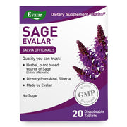 SiberianGreen.com Sage Salvia officinalis Herb by Evalar Dissolvable 20 Tabs Herbs