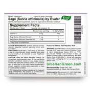SiberianGreen.com Sage Salvia officinalis Herb by Evalar Dissolvable 20 Tabs Herbs