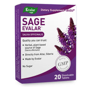 SiberianGreen.com Sage Salvia officinalis Herb by Evalar Dissolvable 20 Tabs Herbs