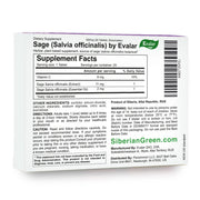 SiberianGreen.com Sage Salvia officinalis Herb by Evalar Dissolvable 20 Tabs Herbs