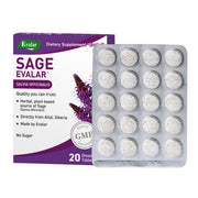 SiberianGreen.com Sage Salvia officinalis Herb by Evalar Dissolvable 20 Tabs Herbs
