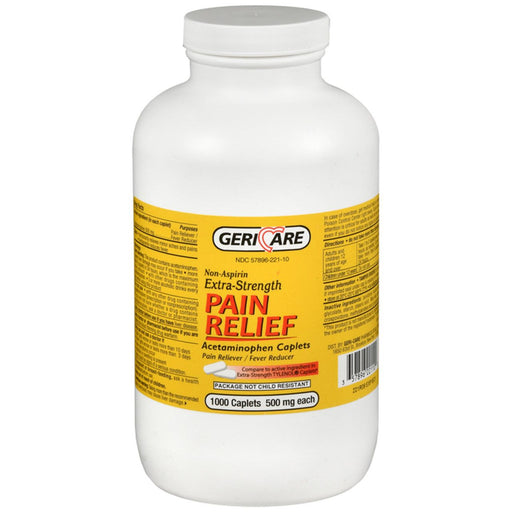 Geri Care Geri Care Acetaminophen Pain Relief, 1 Bottle Health & Beauty