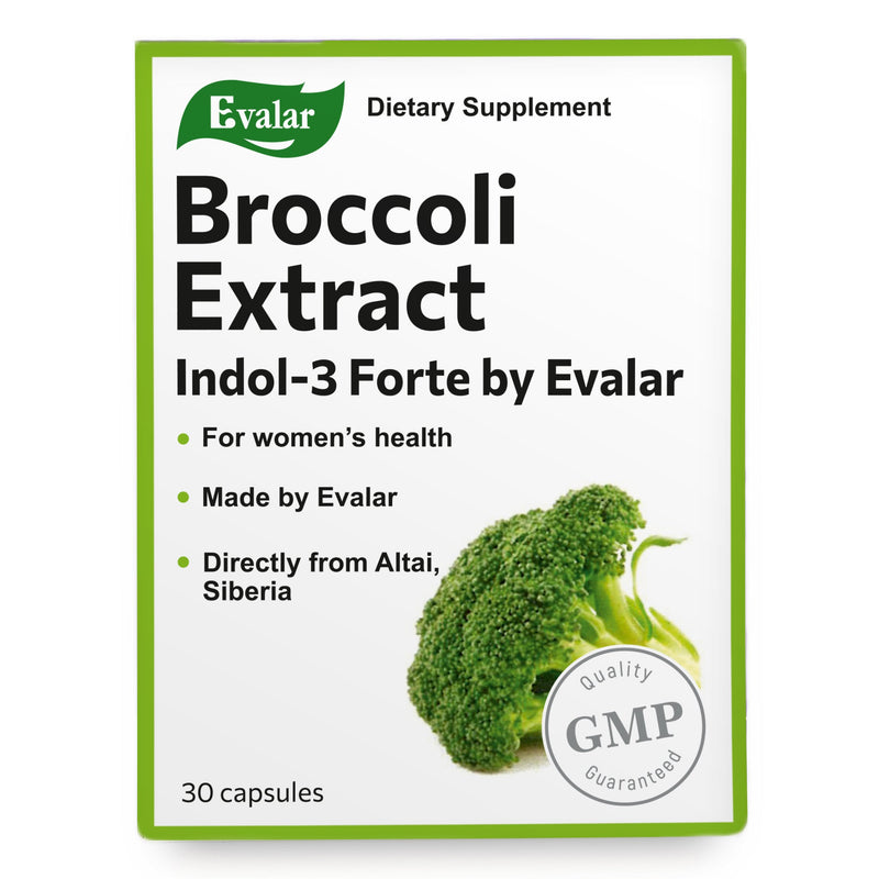 SiberianGreen.com Evalar Broccoli Indol-3 Extract – 30 Capsules Herbs