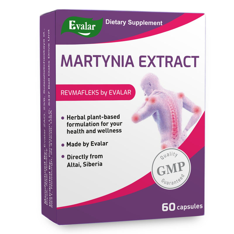 SiberianGreen.com Devil’s-claw Evalar Martynia Extract of Devil’s Claw Herb 60 Capsules Herbs