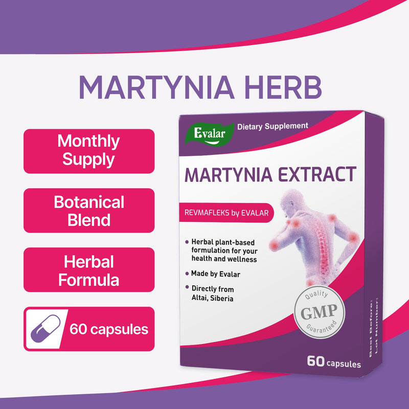 SiberianGreen.com Devil’s-claw Evalar Martynia Extract of Devil’s Claw Herb 60 Capsules Herbs