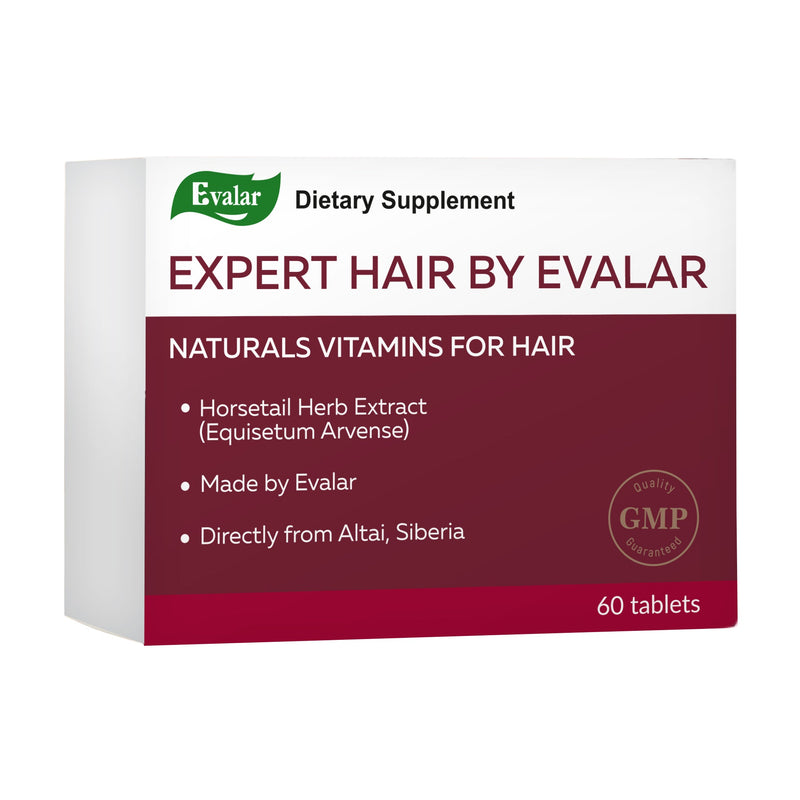 SiberianGreen.com Expert Hair Horsetail Herb Equisetum Arvense Extract by Evalar 60 Tabs Herbs