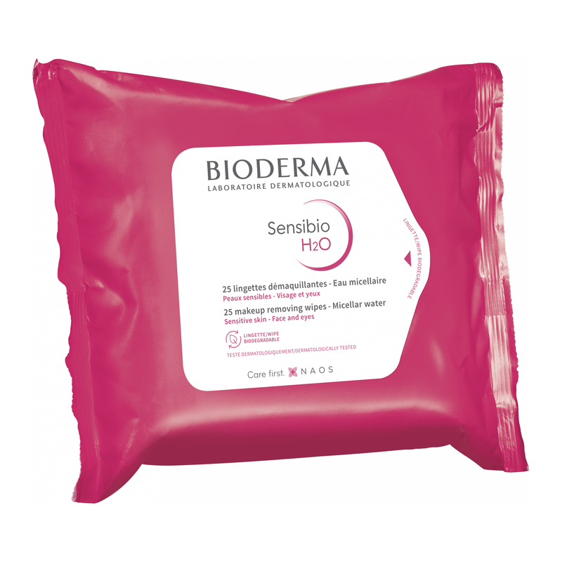 Bioderma Bioderma Sebium H2O Micellar Wipes 25 Count Facial Cleanser
