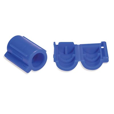 Medline Blue Tamper-Resistant Add-Port Caps (100 Count) Medical Supplies