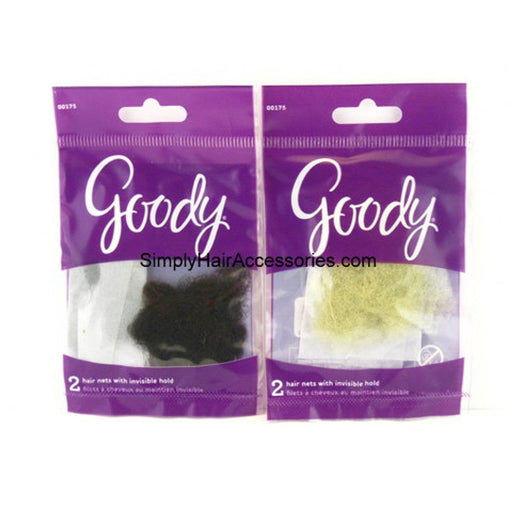Goody Goody Hair Nets - Dark Invisible - 2 Pcs Hair Nets