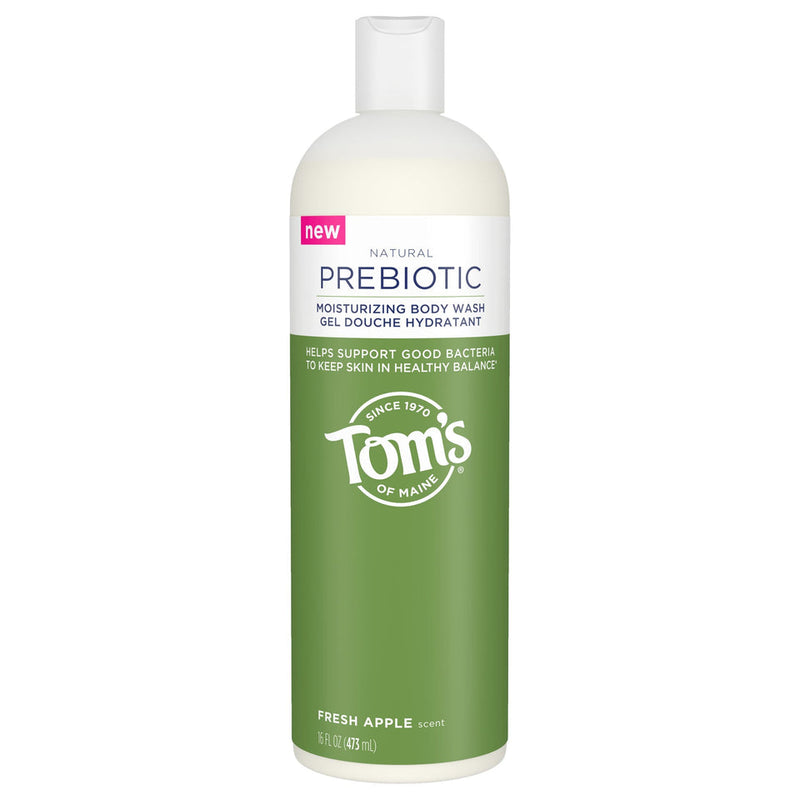 Tom's of Maine Tom's of Maine Fresh Apple Scent Natural Prebiotic Body Wash, 16 Oz Body Wash White Smoke