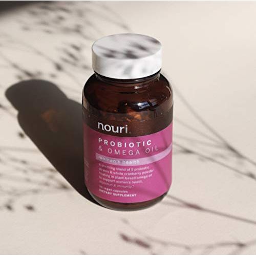 Nouri Nouri Women's Health Probiotic And Omega -- 30 Vegan Capsules Health & Beauty