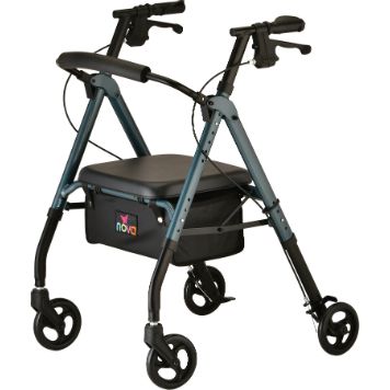 Nova Nova STAR 6 ROLLATOR BLUE (300 Lbs Capacity) Throwing Stars