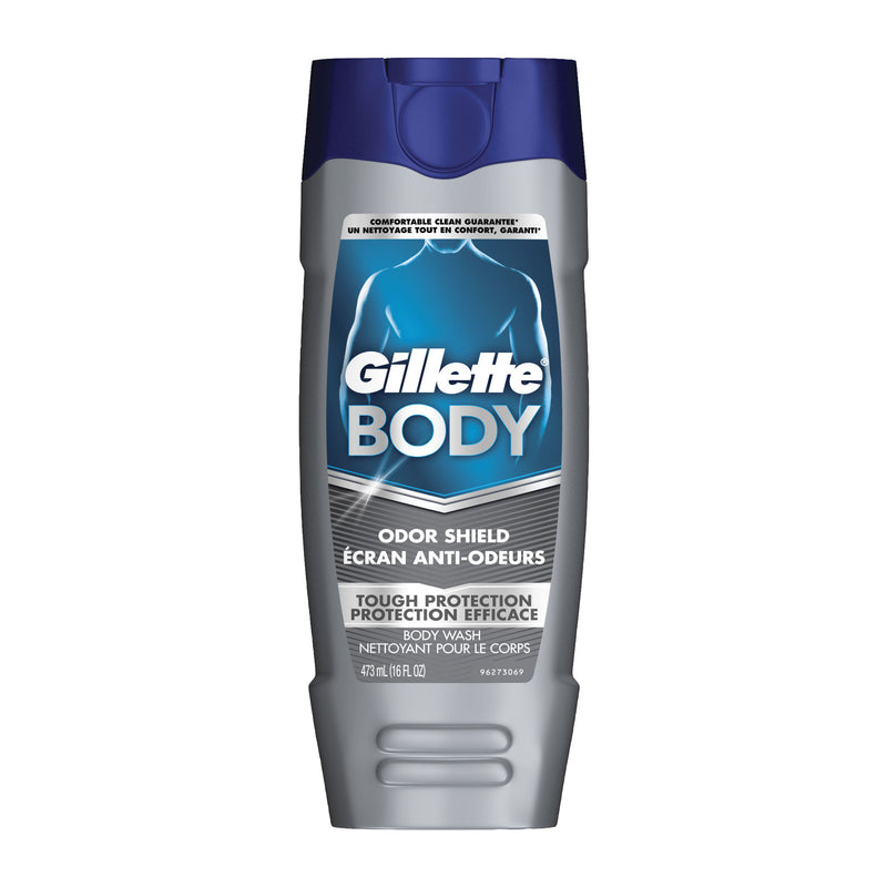 Gillette Gillette Odor Shield Body Wash 473ML Body Wash Gray