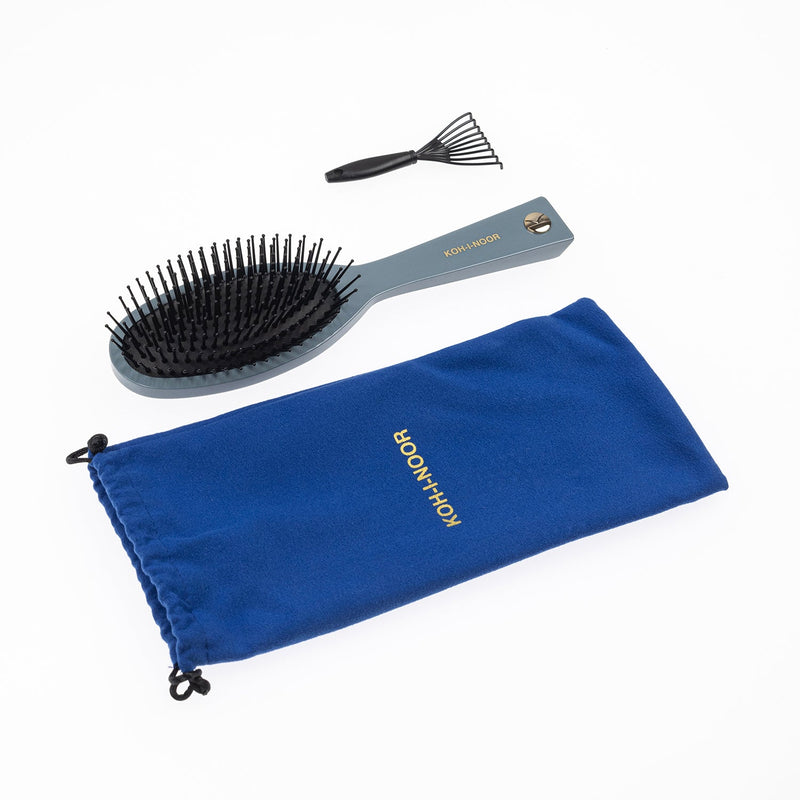 Pastel Synthetic Pin Brush - Biodegradable Acetate for Thick & Coarse Hair