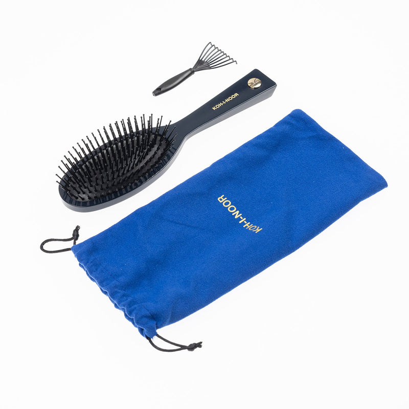 Pastel Synthetic Pin Brush - Biodegradable Acetate for Thick & Coarse Hair