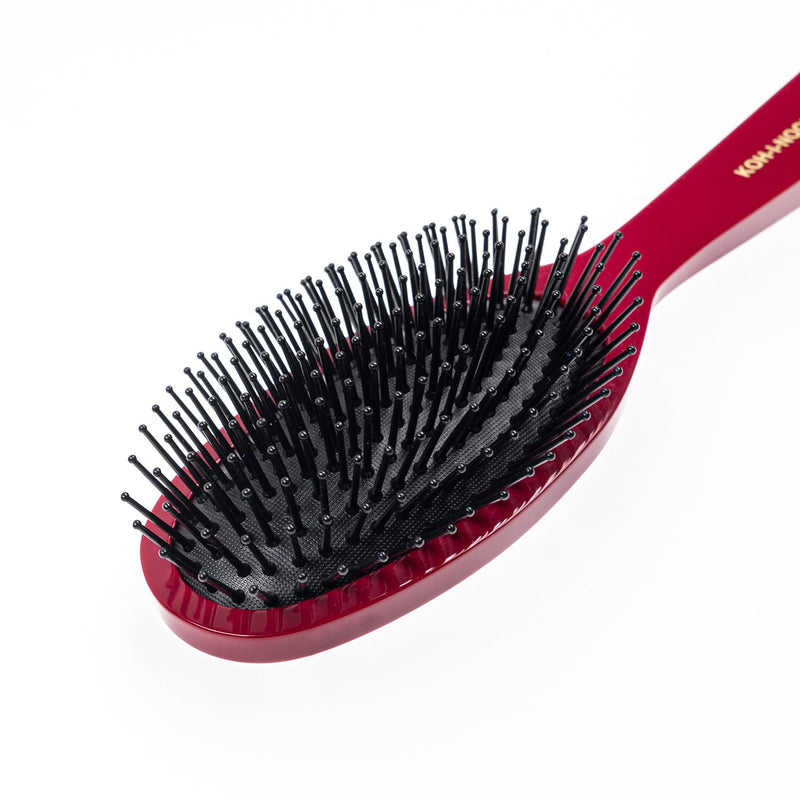 Pastel Synthetic Pin Brush - Biodegradable Acetate for Thick & Coarse Hair