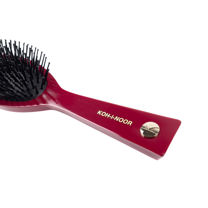 Pastel Synthetic Pin Brush - Biodegradable Acetate for Thick & Coarse Hair