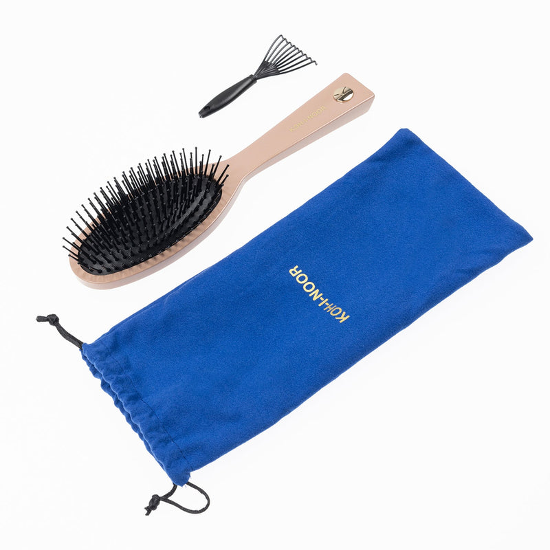 Pastel Synthetic Pin Brush - Biodegradable Acetate for Thick & Coarse Hair
