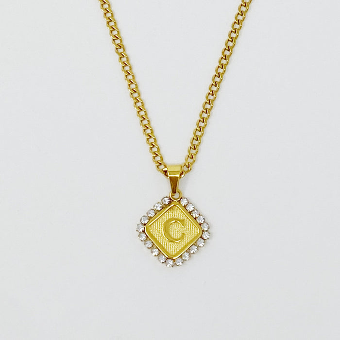 Aztec Delight Initial Necklace