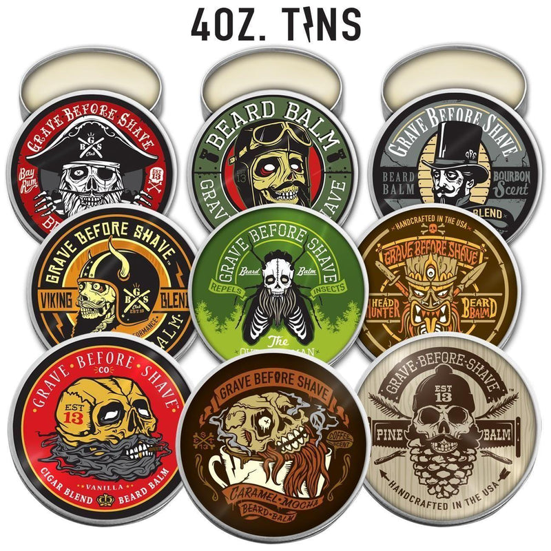 Grave Before Shave 4 OZ. BIG TINS GRAVE BEFORE SHAVE BEARD™  BALM Balms