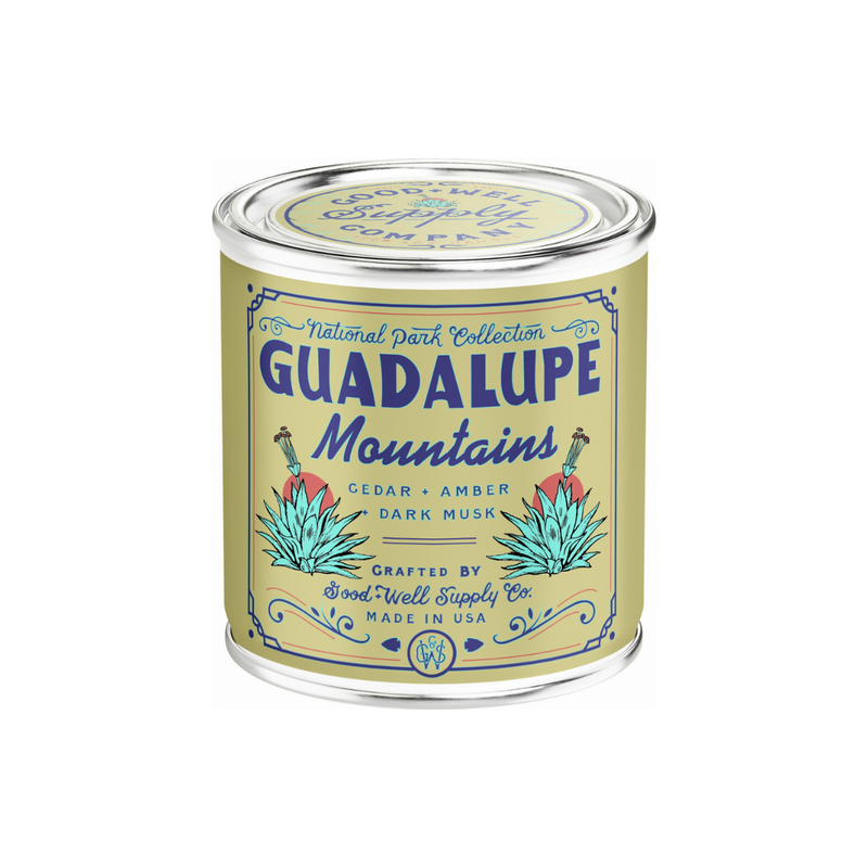 Good & Well Supply Co Guadalupe Mountains National Park Candle Candles