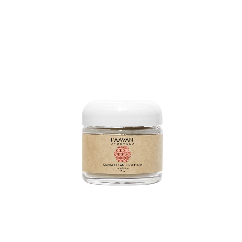 Paavani Ayurveda Kapha Cleanser & Mask  | Ayurvedic Cleansing Grains for Oily, Congested Skin simple