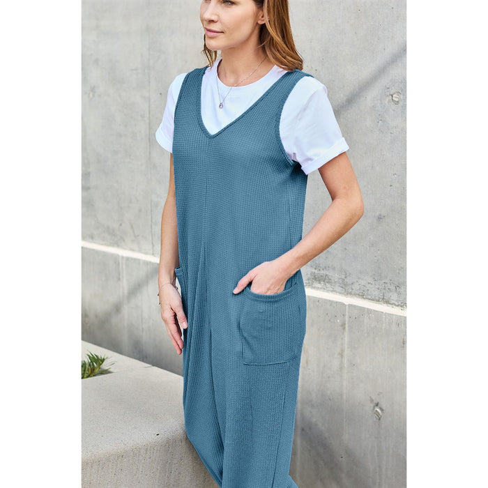 Double Take Sleeveless Straight Jumpsuit