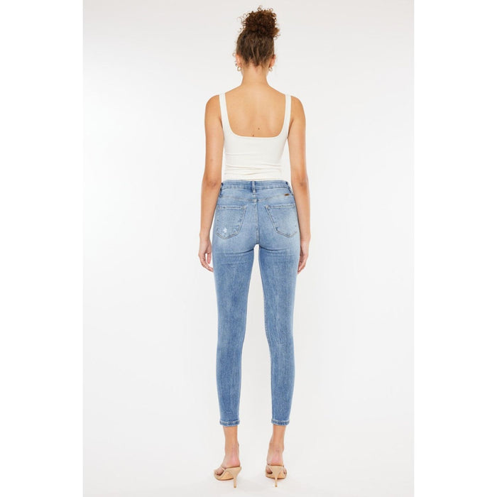 Kancan High Waist Cat's Whiskers Skinny Jeans