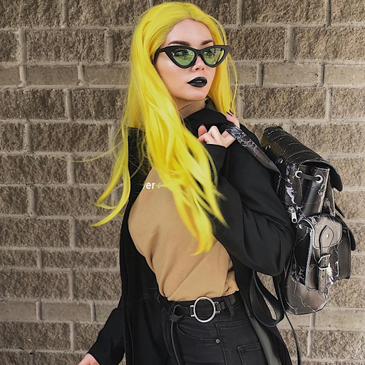 zeroUV Women's Retro Flat Angle Colored Lens Black Frame Sunglasses C511 Sunglasses