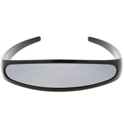 zeroUV Retro Futuristic 1980's Disco Wrap Around Space Sunglasses 8964 Sunglasses