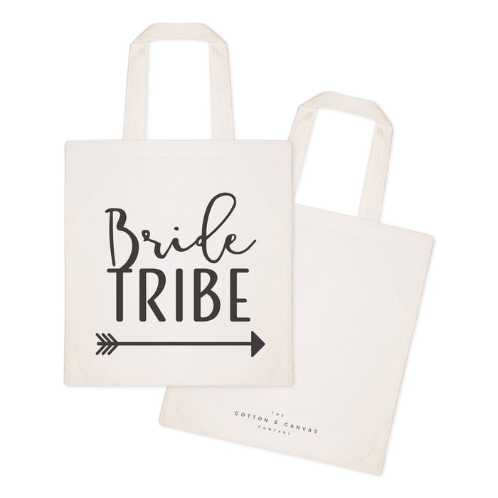 Bride Tribe Wedding Cotton Canvas Tote Bag by The Cotton & Canvas Co.