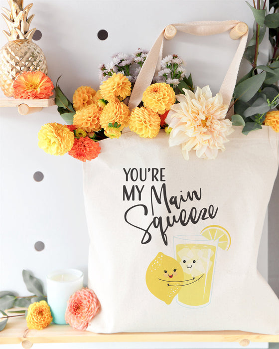 You're My Main Squeeze Cotton Canvas Tote Bag