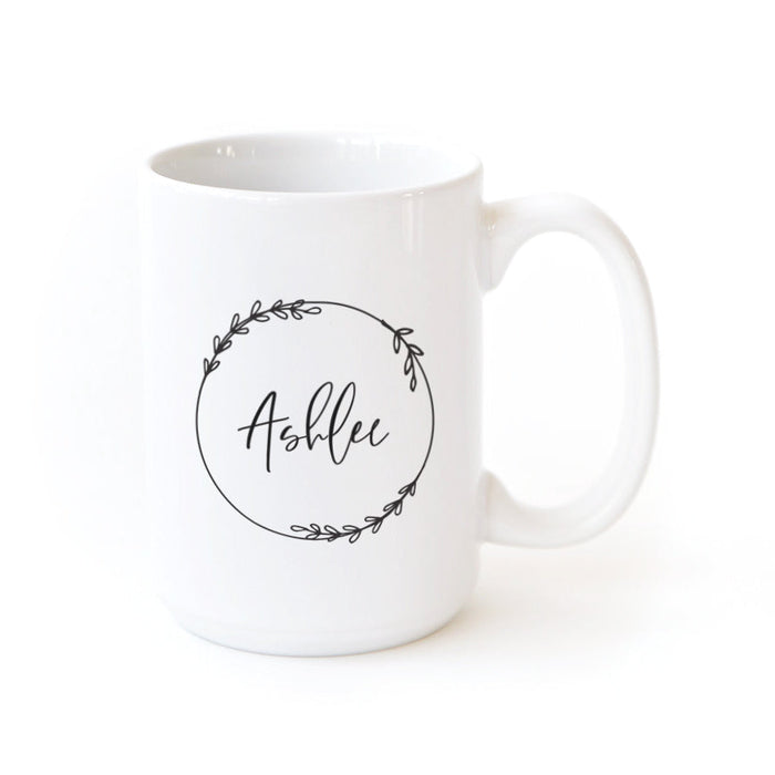 Secret Garden Personalized Name Coffee Mug by The Cotton & Canvas Co.