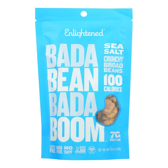 Bada Bean Bada Boom - Crunchy Beans Sea Salt (Pack of 6) 4.5 Oz