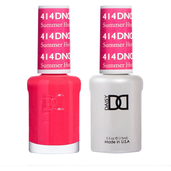 DND - Summer Hot Pink #414 - DND Gel Duo