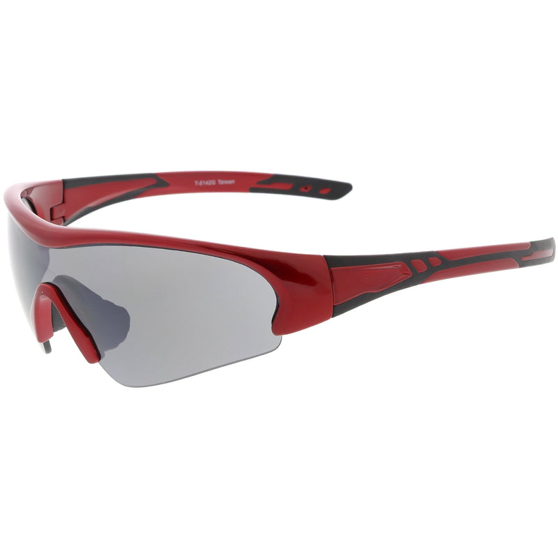 zeroUV TR-90 Performance Wrap Around Half Frame Sunglasses C798 Sunglasses